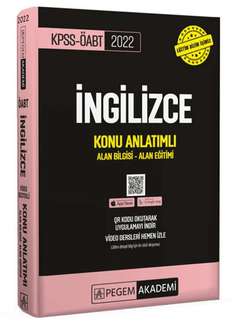 2022 KPSS ÖABT İngilizce Öğretmenliği Konu Anlatımlı