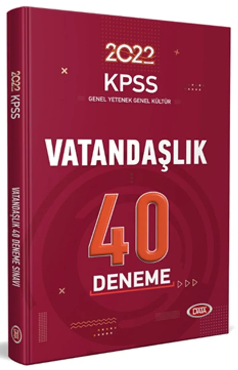 2022 KPSS Vatandaşlık 40 Deneme Sınavı
