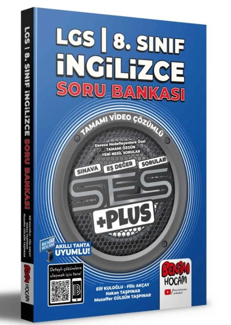 2022 LGS 8.Sınıf İngilizce SES PLUS Soru Bankası