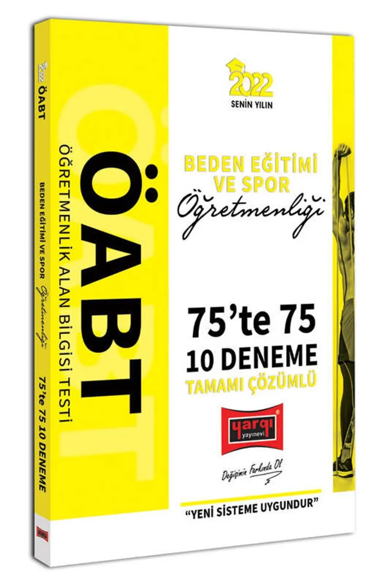 2022 ÖABT Beden Eğitimi ve Spor Öğretmenliği 75te 75 Tamamı Çözümlü 10 Deneme