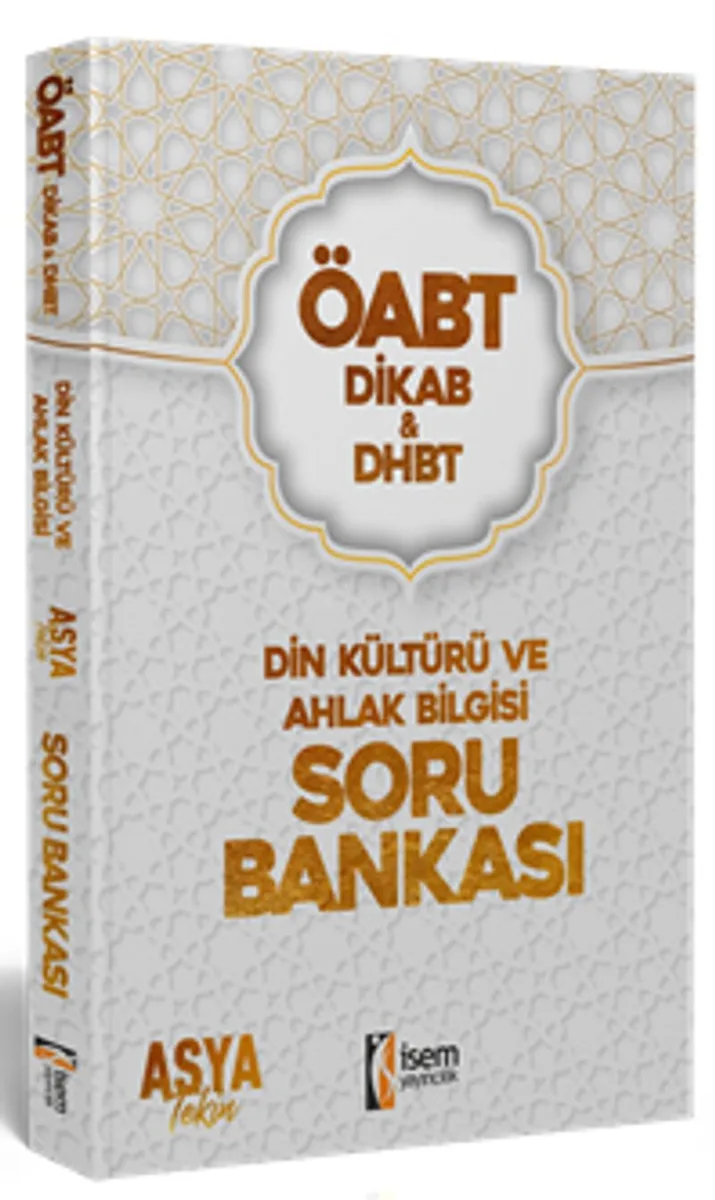 2022 ÖABT Dhbt Din Kültürü ve Ahlak Bilgisi Öğretmenliği Soru Bankası
