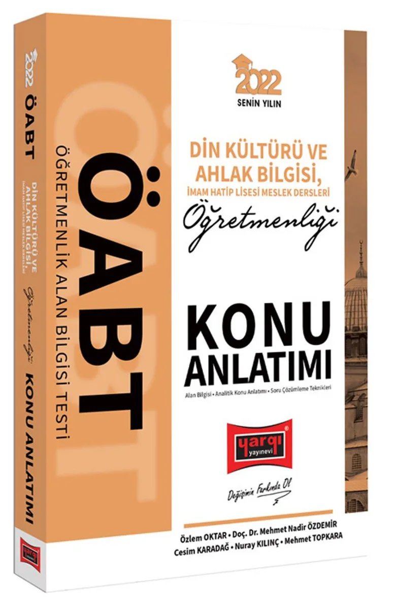 2022 ÖABT Din Kültürü ve Ahlak Bilgisi İmam Hatip Lisesi Meslek Dersleri Öğretmenliği Konu Anlatımı