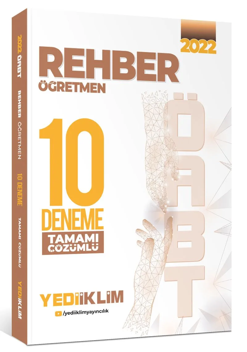 2022 ÖABT Rehber Öğretmen Tamamı Çözümlü 10 Deneme