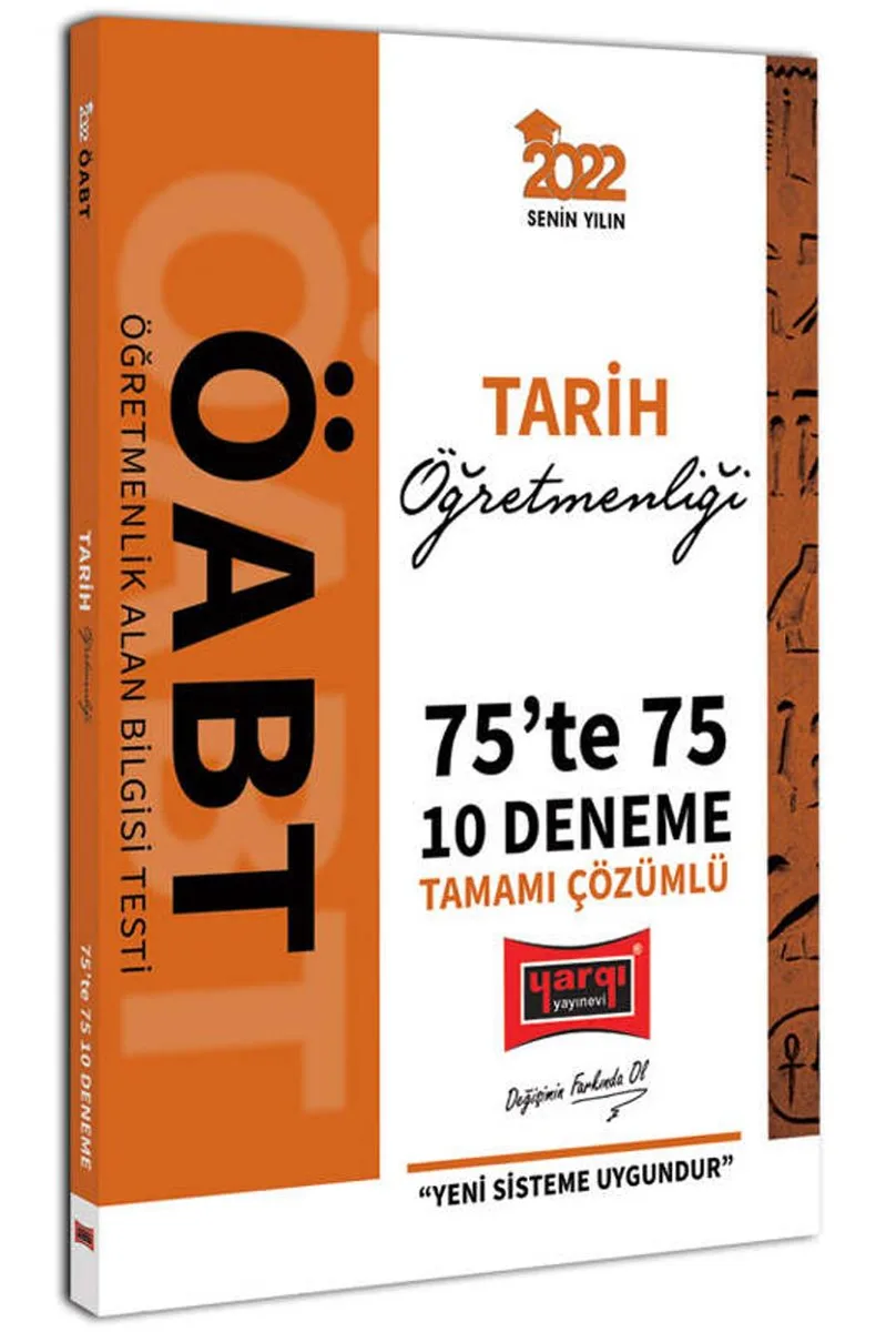 2022 ÖABT Tarih Öğretmenliği 75te 75 Tamamı Çözümlü 10 Deneme