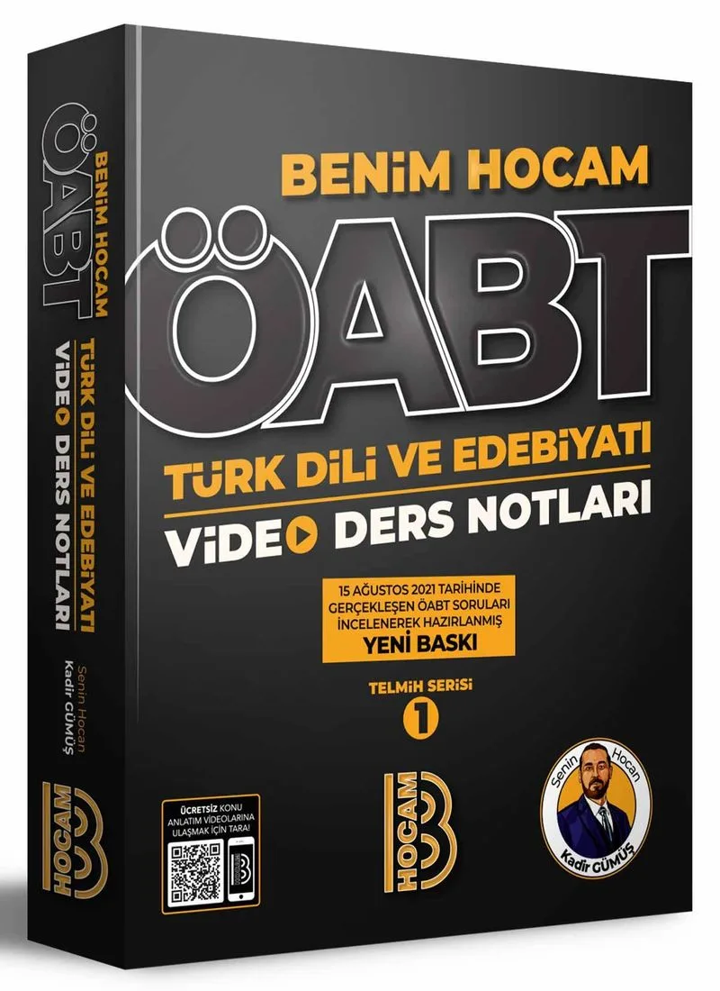 2022 ÖABT Türk Dili ve Edebiyatı Öğretmenliği Video Ders Notları