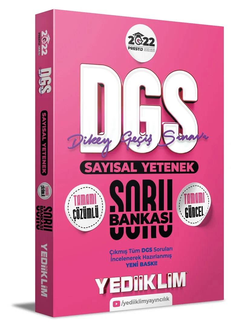 2022 Prestij Serisi DGS Sayısal Yetenek Tamamı Çözümlü Soru Bankası