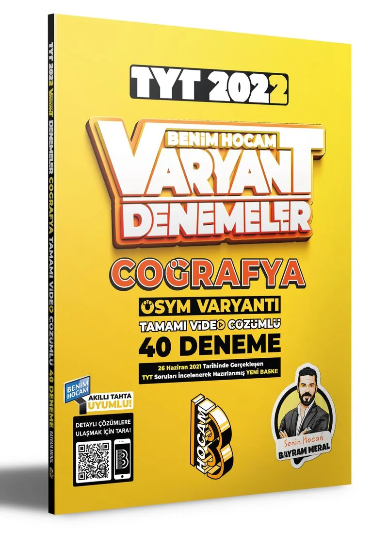 2022 TYT Coğrafya Tamamı Video Çözümlü 12 Deneme Sınavı
