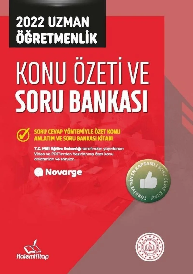 2022 Uzman Öğretmenlik Konu Özeti ve Soru Bankası