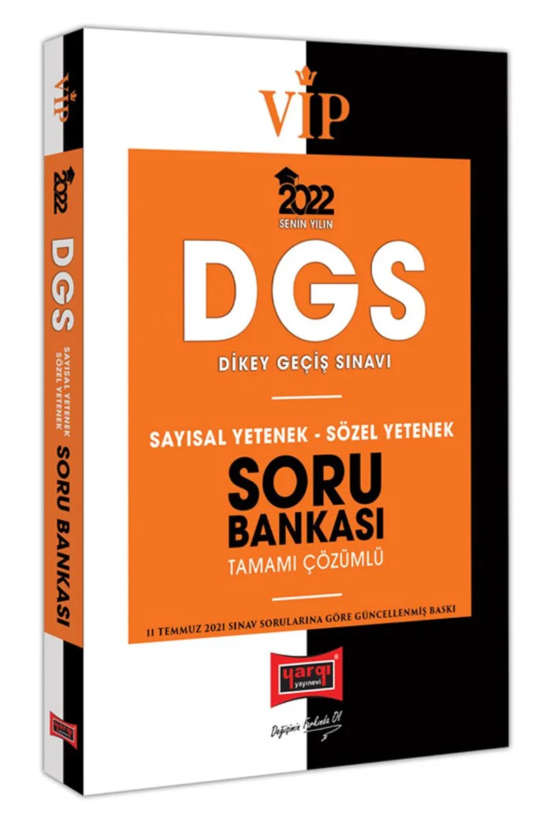 2022 VİP DGS Sayısal Yetenek Sözel Yetenek Tamamı Çözümlü Soru Bankası
