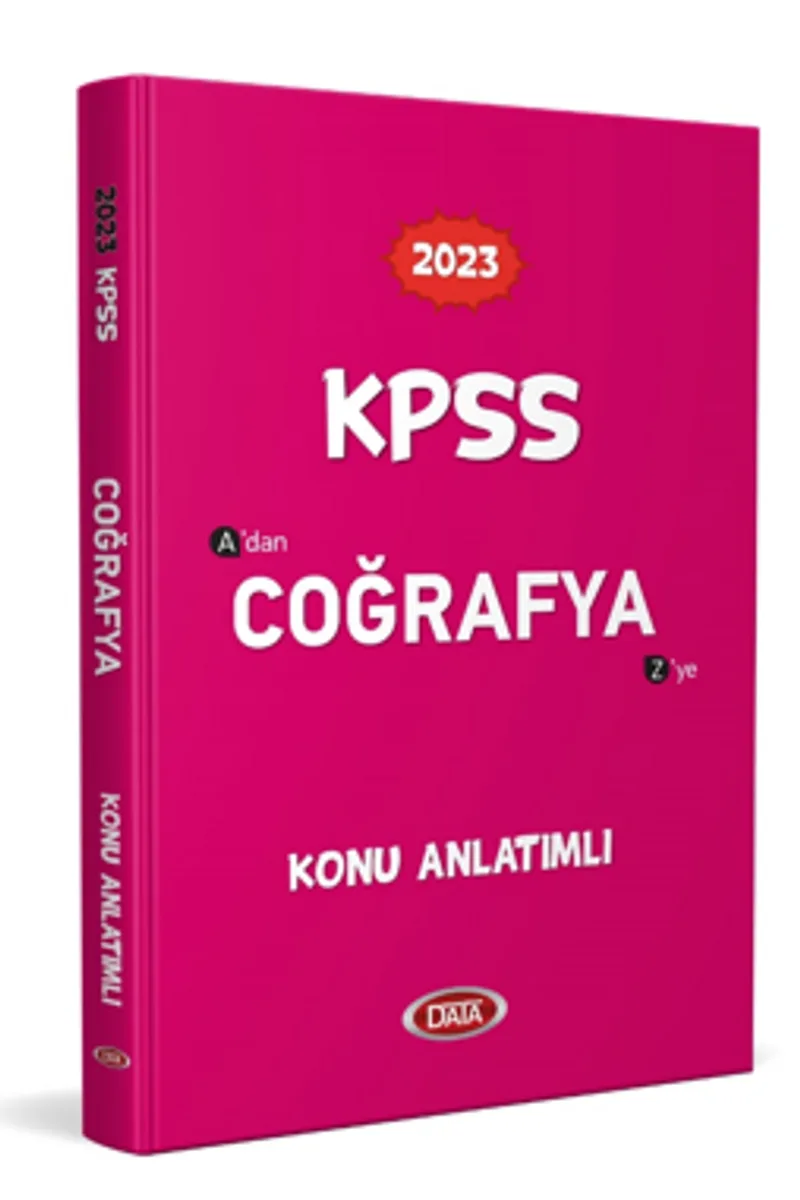 2023 A'dan Z'ye KPSS Coğrafya Konu Anlatımlı