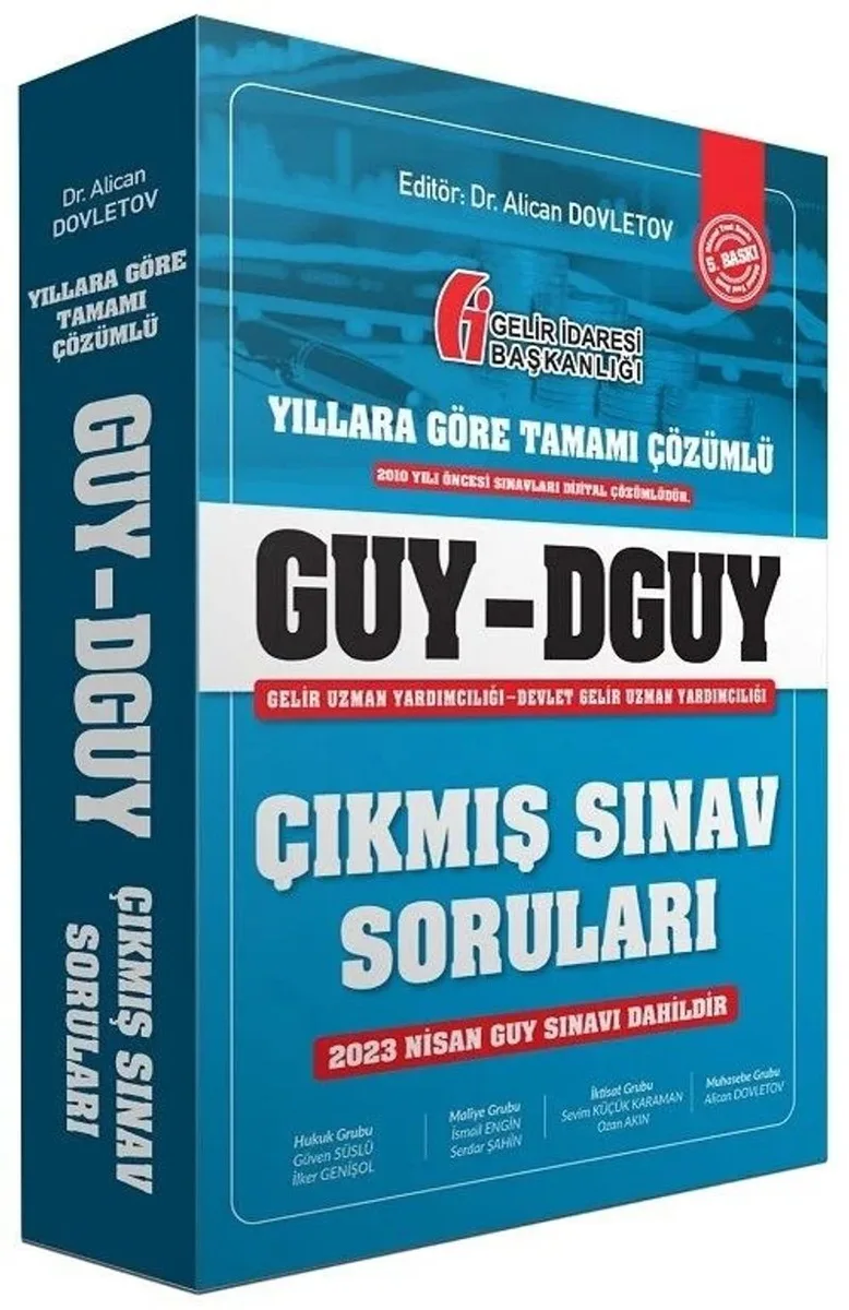 2023 GUY DGUY Gelir Uzman Yardımcılığı Çıkmış Sınav Soruları