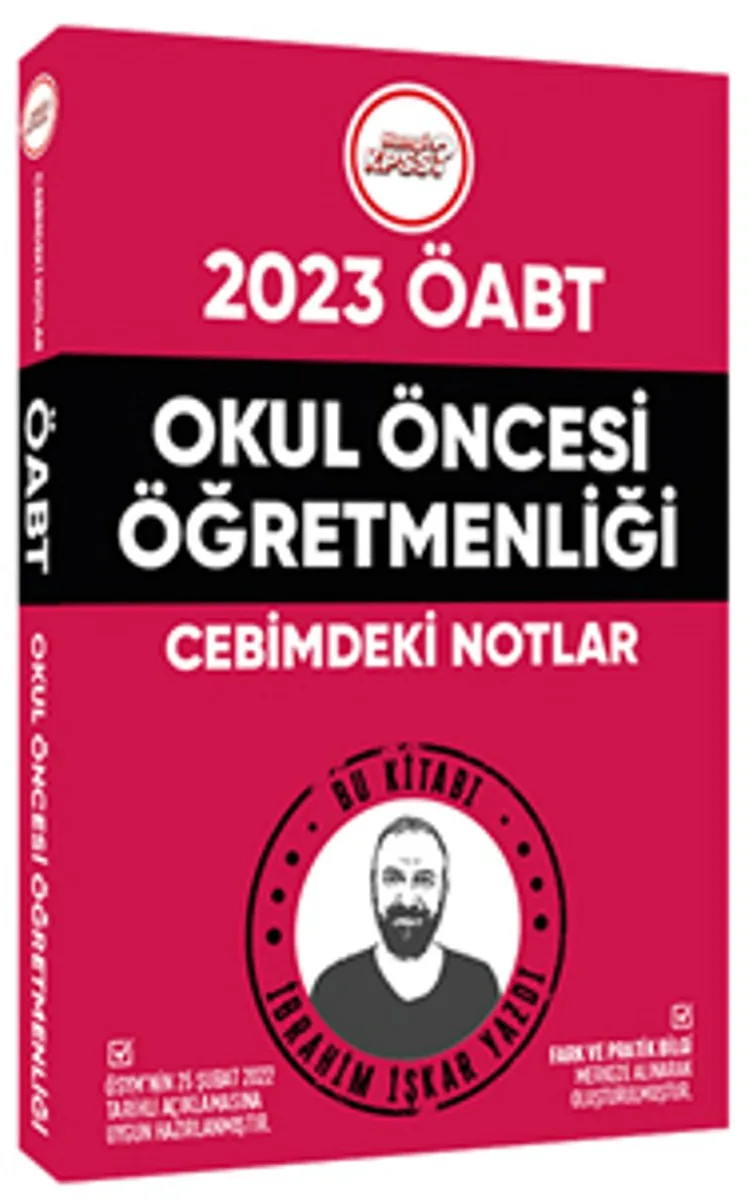 2023 Hangi ÖABT Okul Öncesi Öğretmenliği Cebimdeki Notlar