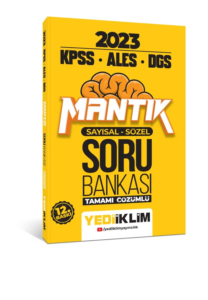 2023 KPSS-ALES-DGS Sayısal Sözel Mantık Tamamı Çözümlü Soru Bankası