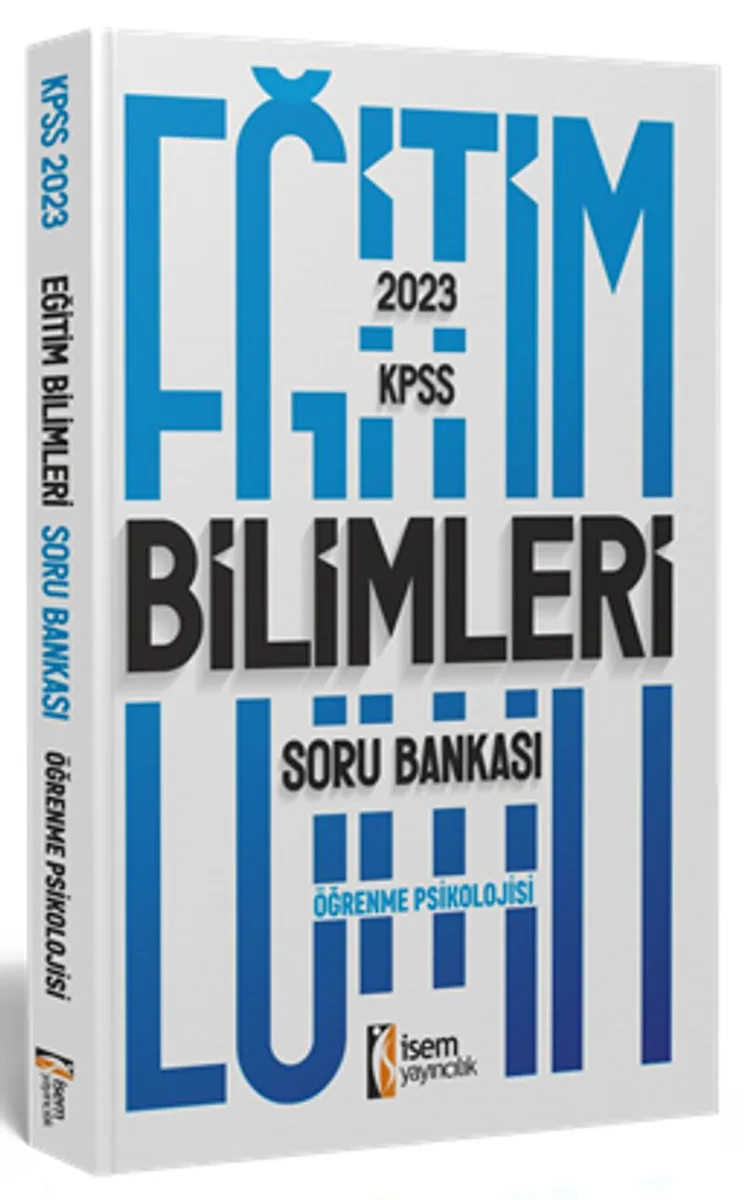 2023 KPSS Eğitim Bilimleri Öğrenme Psikolojisi Soru Bankası
