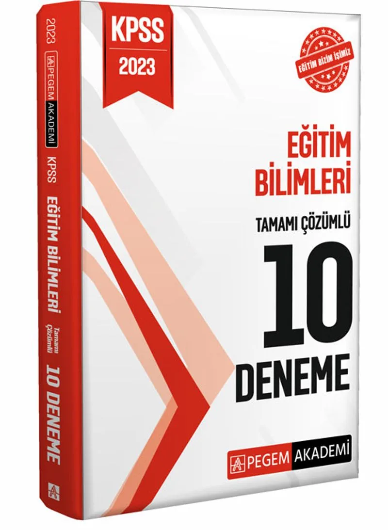 2023 KPSS Eğitim Bilimleri Tamamı Çözümlü 10 Deneme