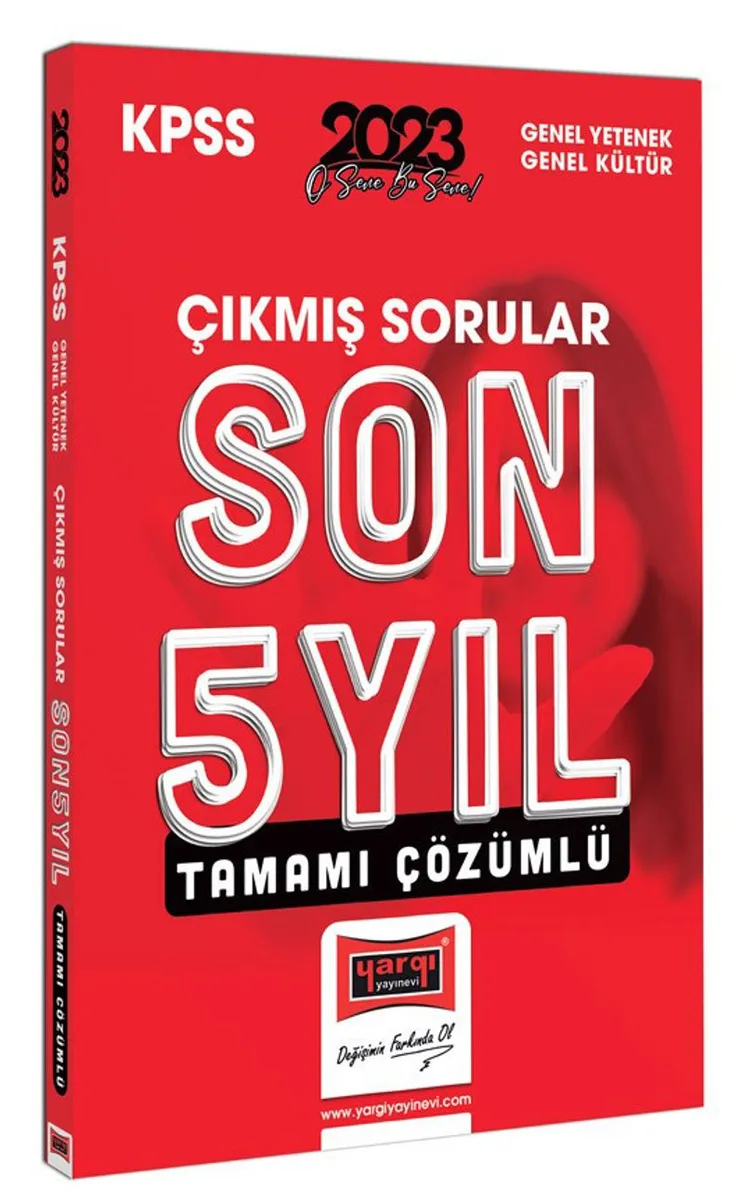 2023 KPSS Genel Yetenek Genel Kültür Tamamı Çözümlü Son 5 Yıl Çıkmış Sınav Soruları