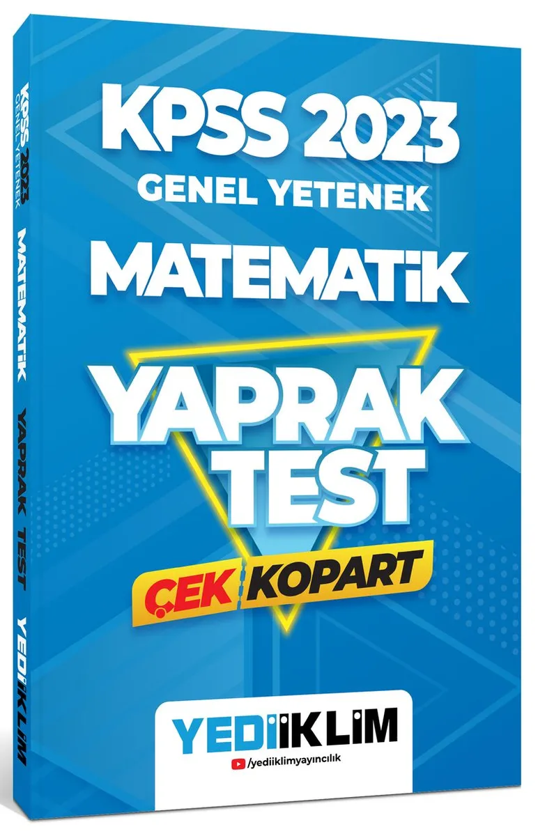 2023 KPSS Genel Yetenek Matematik Çek Kopart Yaprak Test