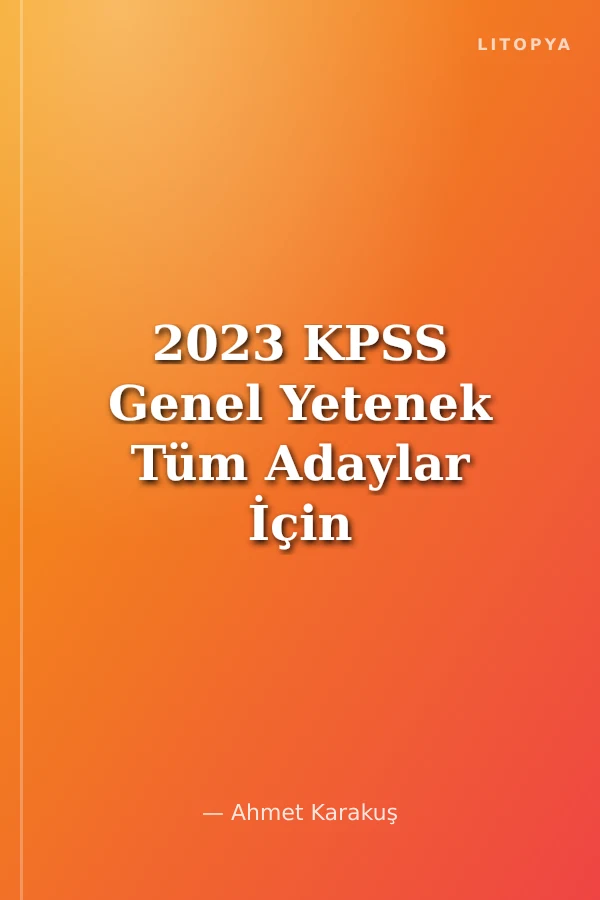 2023 KPSS Genel Yetenek Tüm Adaylar İçin MatematikPerver Konu Anlatımı