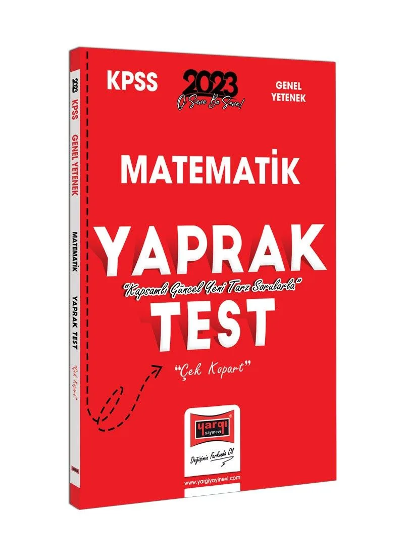 2023 KPSS Matematik Çek Kopart Yaprak Test