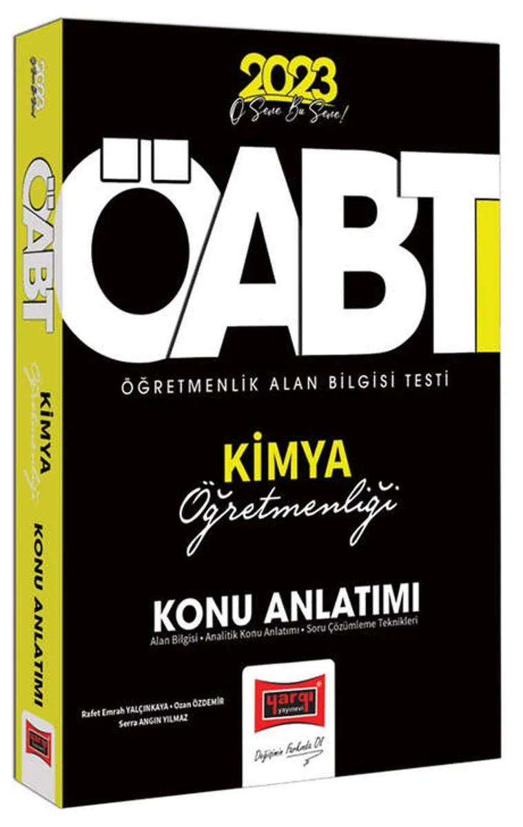 2023 KPSS ÖABT Kimya Öğretmenliği Konu Anlatımı
