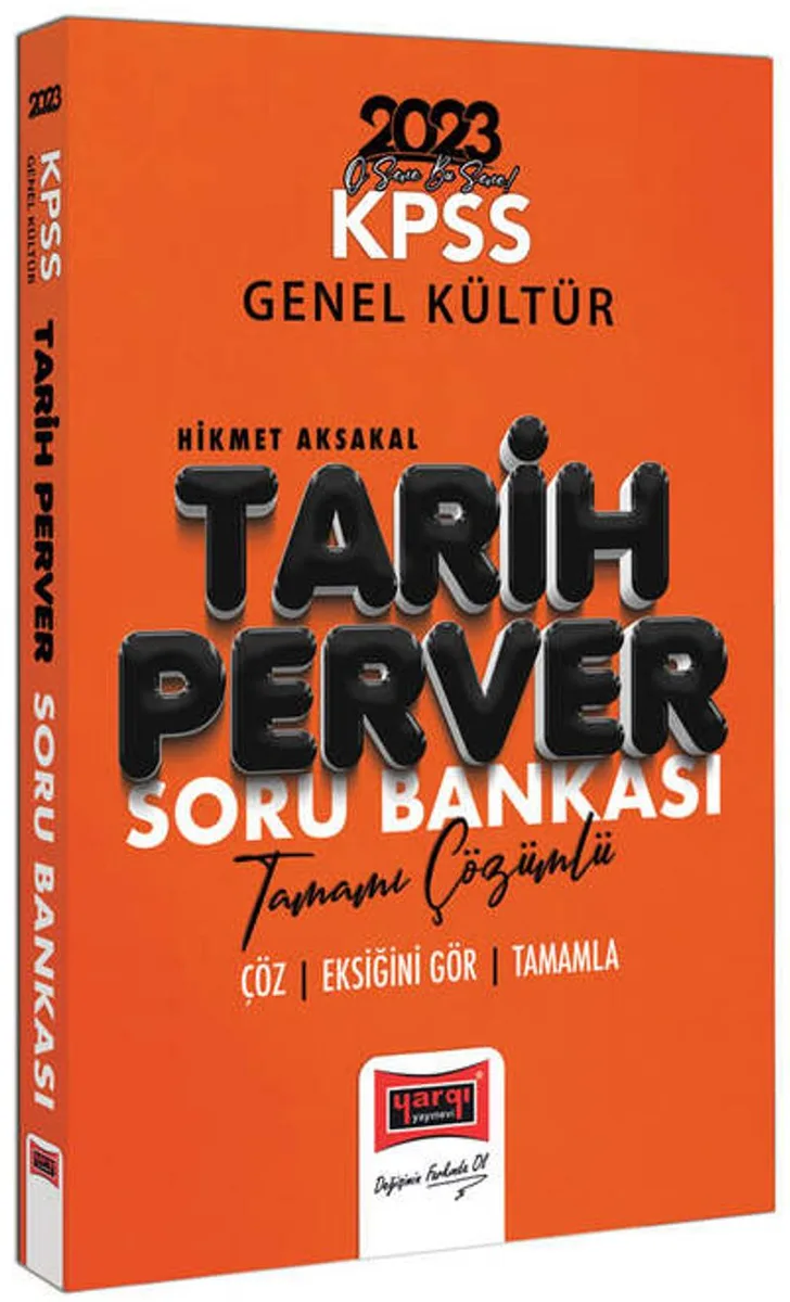 2023 KPSS TarihPerver Tamamı Çözümlü Soru Bankası