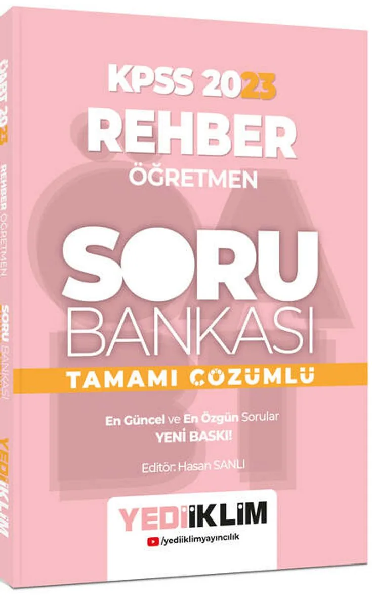 2023 ÖABT Rehber Öğretmen Tamamı Çözümlü Soru Bankası
