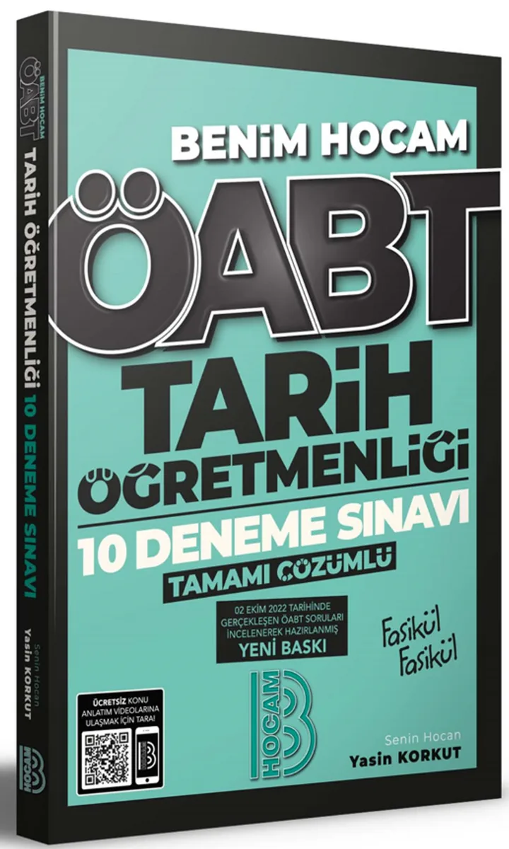 2023 ÖABT Tarih Öğretmenliği Tamamı Çözümlü 10 Deneme Sınavı