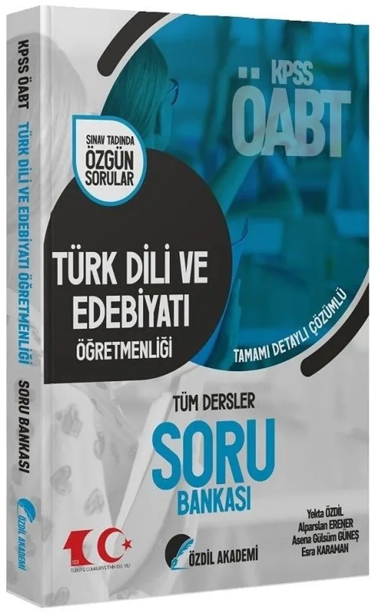 2023 ÖABT Türk Dili ve Edebiyatı Öğretmenliği Soru Bankası Çözümlü