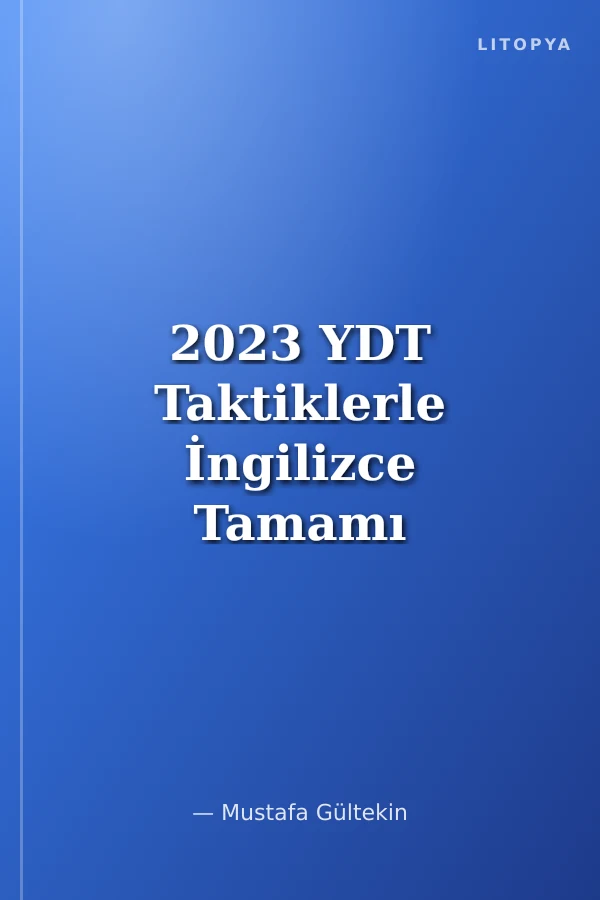 2023 YDT Taktiklerle İngilizce Tamamı Video Çözümlü Soru Bankası