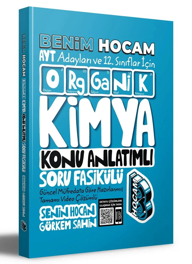 2024 AYT ve 12. Sınıflar İçin Organik Kimya Konu Anlatımlı Soru Fasikülü