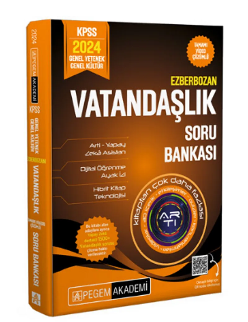 2024 Ezberbozan KPSS Genel Yetenek Genel Kültür Vatandaşlık Soru Bankası