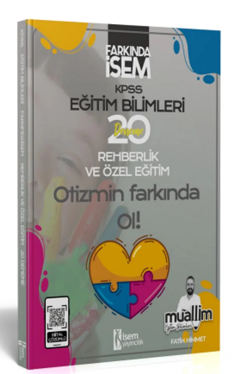 2024 Farkında İsem KPSS Eğitim Bilimleri Rehberlik ve Özel Eğitim 20'li Deneme