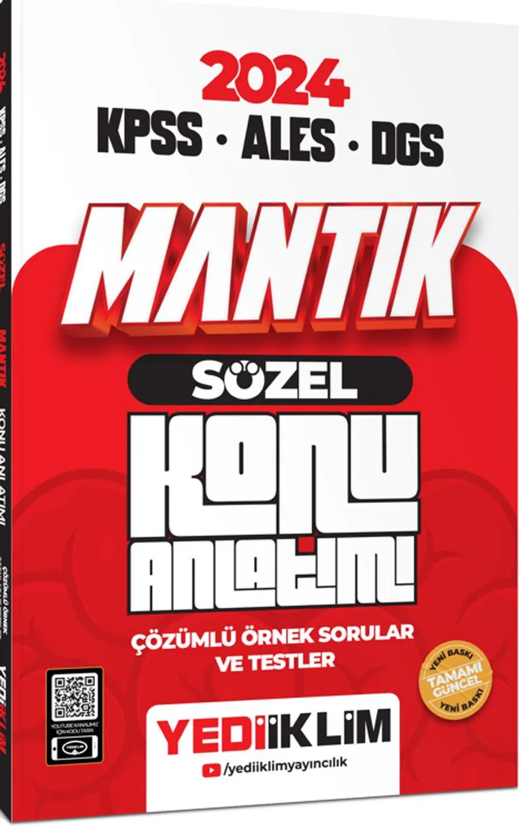 2024 KPSS - ALES - DGS Sözel Mantık Konu Anlatımı