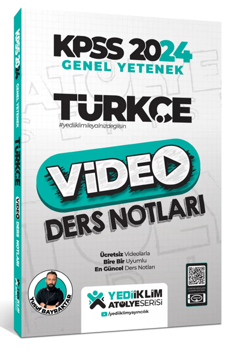 2024 Kpss Atölye Serisi Türkçe Video Ders Notları