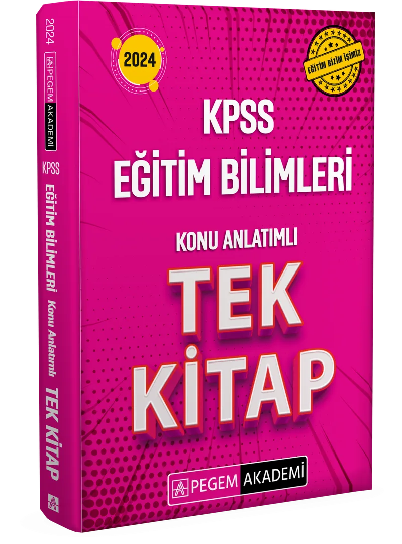 2024 KPSS Eğitim Bilimleri Konu Anlatımlı Tek Kitap