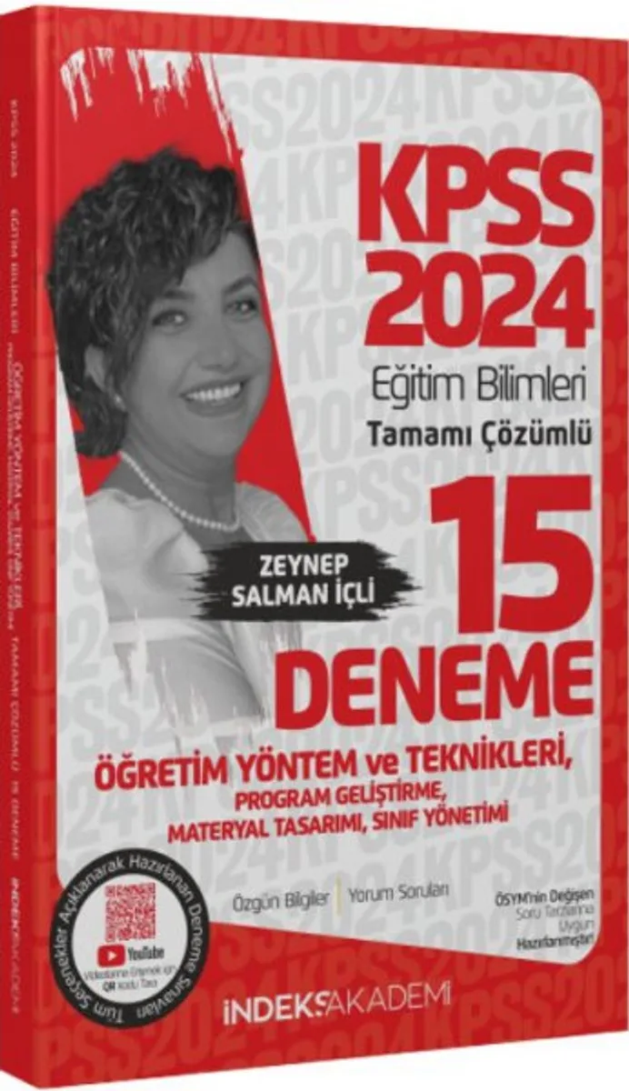 2024 KPSS Eğitim Bilimleri Öğretim Yöntem Teknikleri, Program Geliştirme 15 Deneme Çözümlü