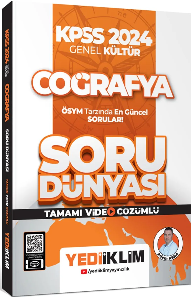 2024 KPSS Genel Kültür Coğrafya Tamamı Video Çözümlü Soru Dünyası
