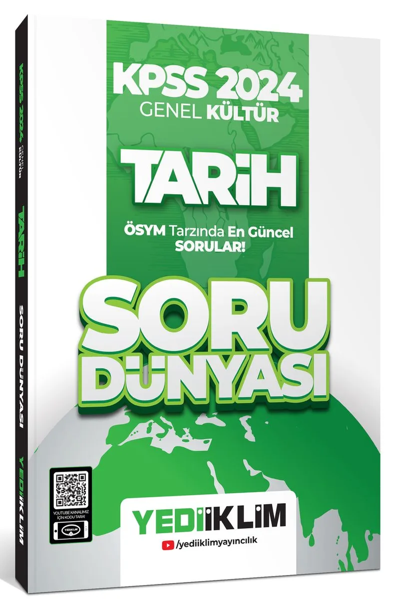 2024 KPSS Genel Kültür Tarih Soru Dünyası