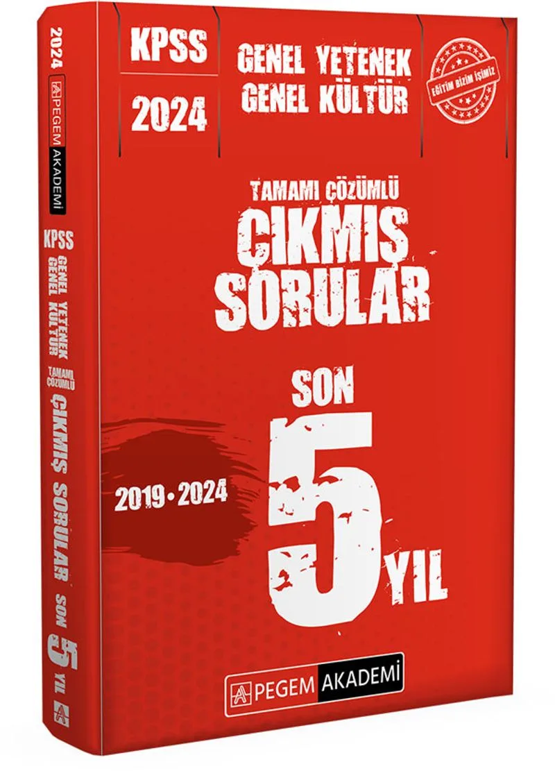 2024 KPSS Genel Yetenek Genel Kültür Çıkmış Sorular Son 5 Sınav