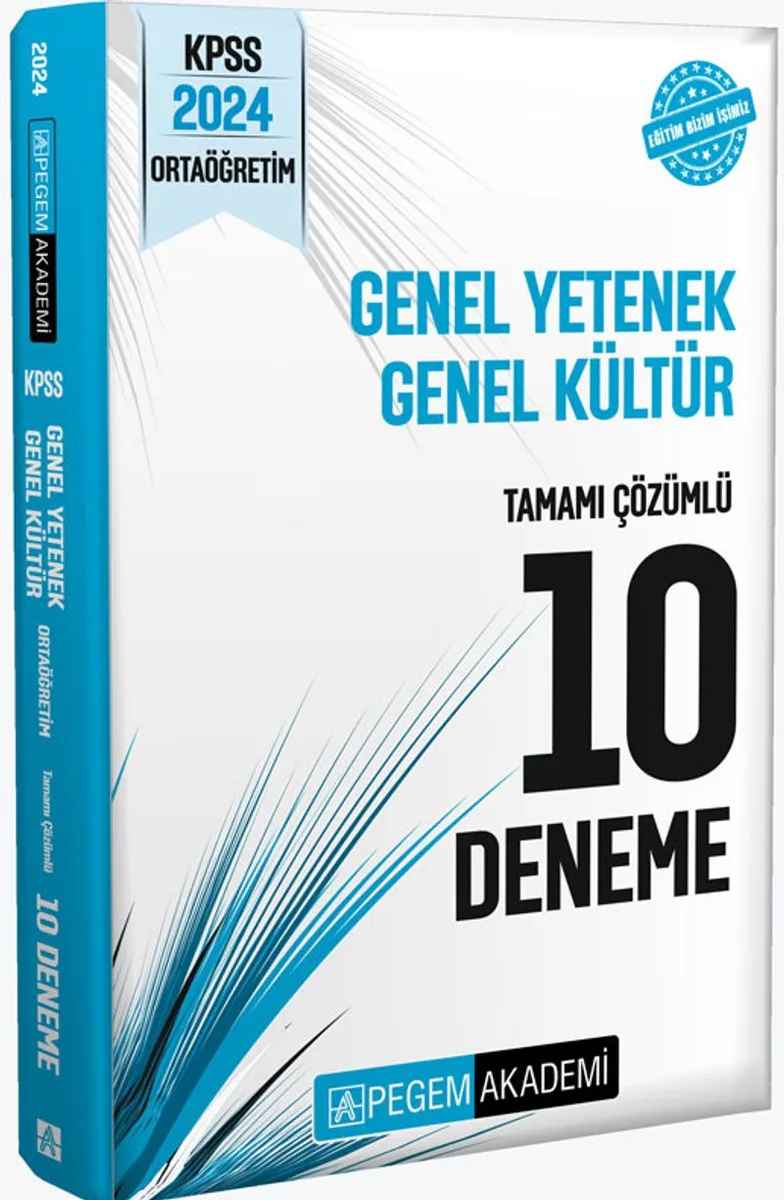 2024 KPSS Genel Yetenek Genel Kültür Ortaöğretim Tamamı Çözümlü 10 Deneme
