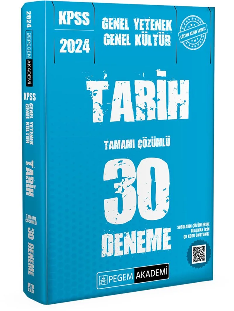 2024 KPSS Genel Yetenek Genel KültürTarih 30 Deneme