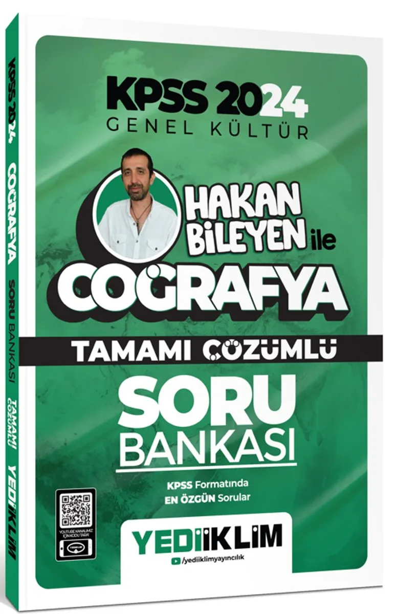 2024 KPSS Hakan Bileyen ile Coğrafya Tamamı Çözümlü Soru Bankası