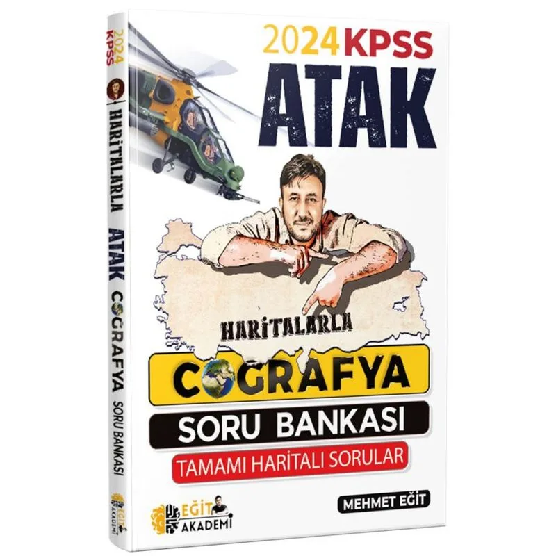 2024 KPSS Haritalarla Atak Coğrafya Soru Bankası