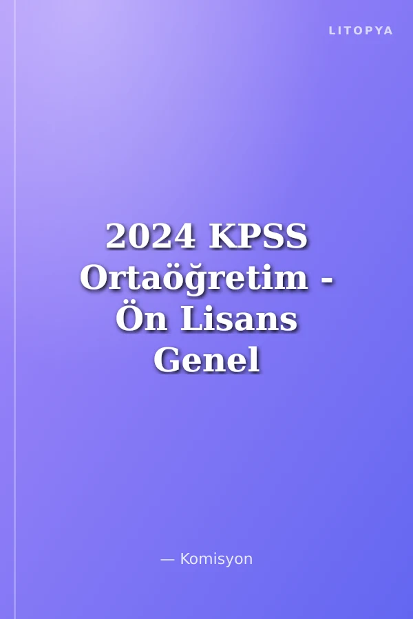 2024 KPSS Ortaöğretim - Ön Lisans Genel Yetenek Türkçe Çek Kopart Yaprak Test