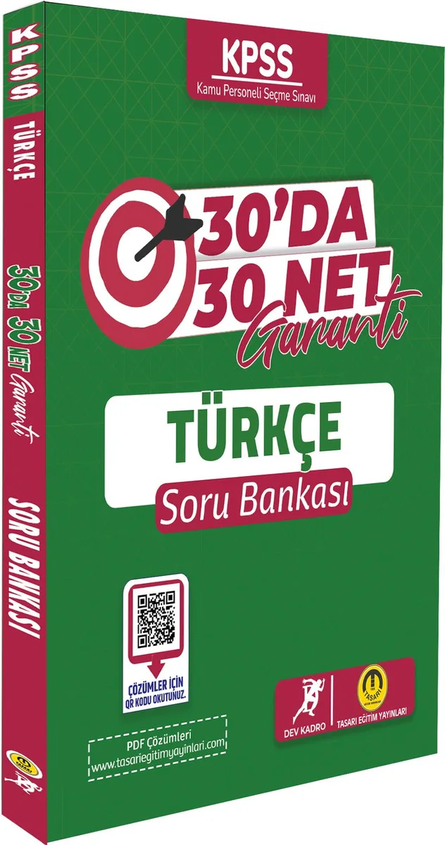 2024 KPSS Türkçe 30'da 30 Net Soru Bankası