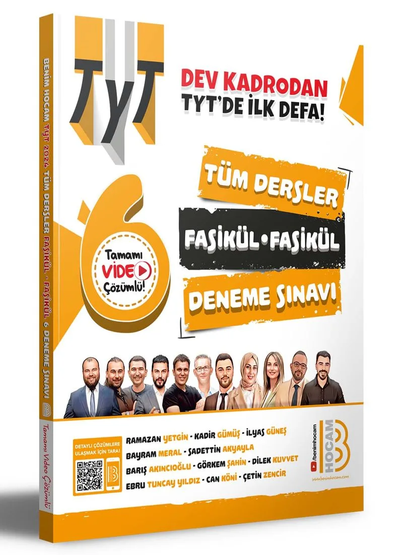 2024 TYT Tüm Dersler Tamamı Video Çözümlü Fasikül Fasikül Deneme Sınavı