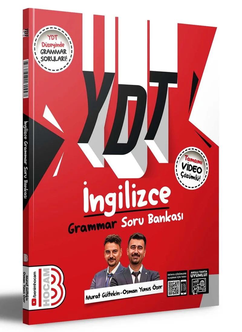 2024 YDT İngilizce Grammar Soru Bankası