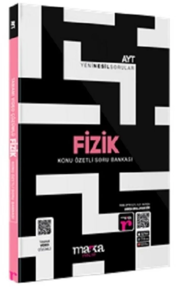2025 AYT Fizik Konu Özetli Yeni Nesil Soru Bankası Tamamı Video Çözümlü (Ciltli)