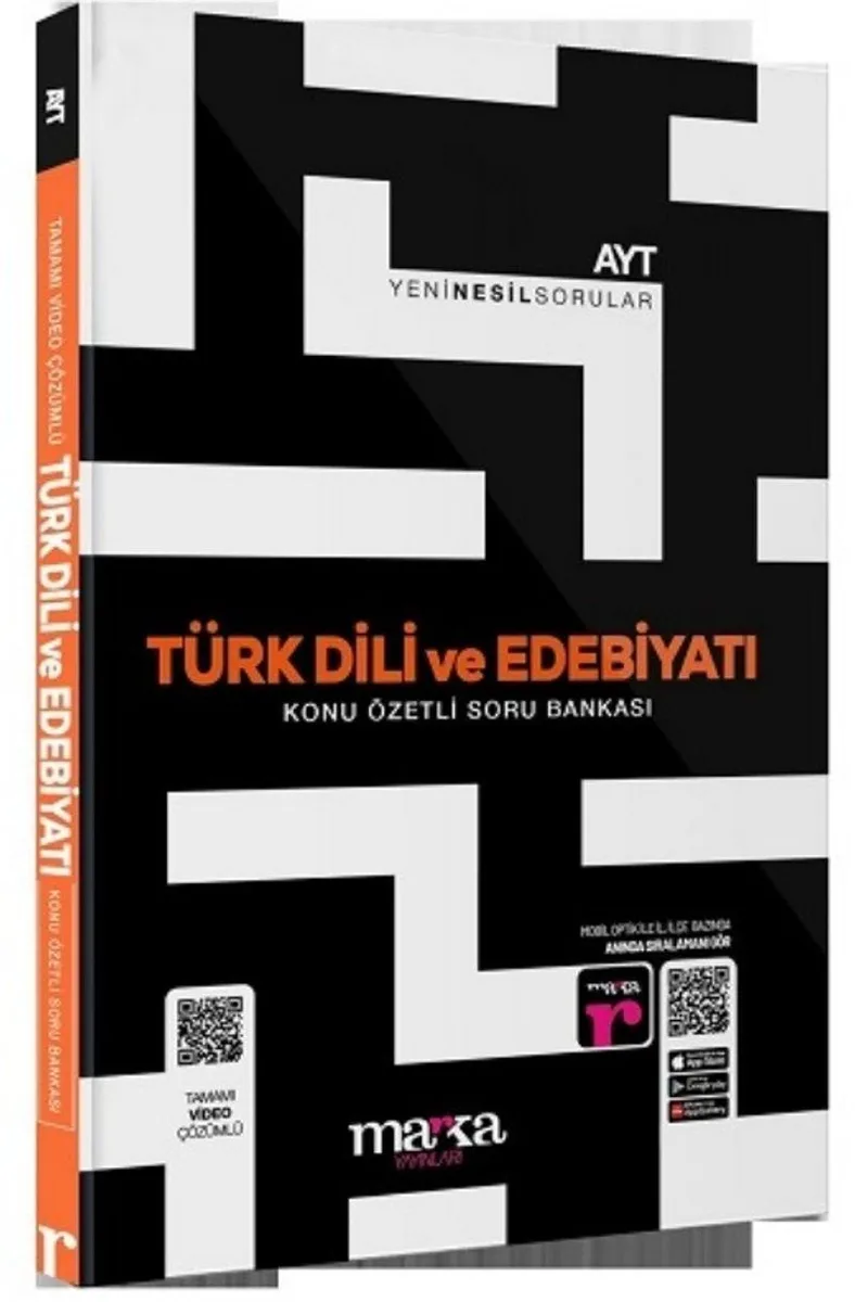 2025 AYT Türk Dili ve Edebiyatı Konu Özetli Yeni Nesil Soru Bankası Tamamı Video Çözümlü