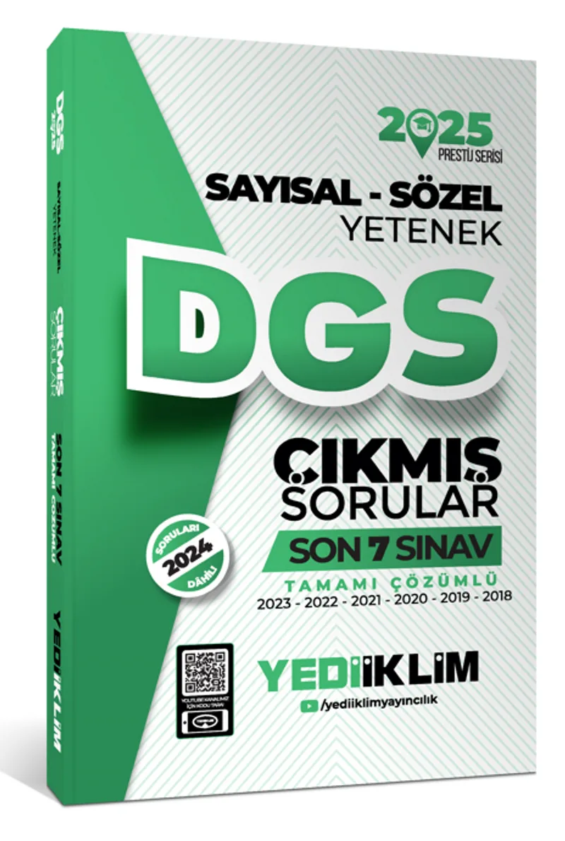 2025 DGS Prestij Serisi Sayısal-Sözel Yetenek Tamamı PDF Çözümlü Soru Bankası